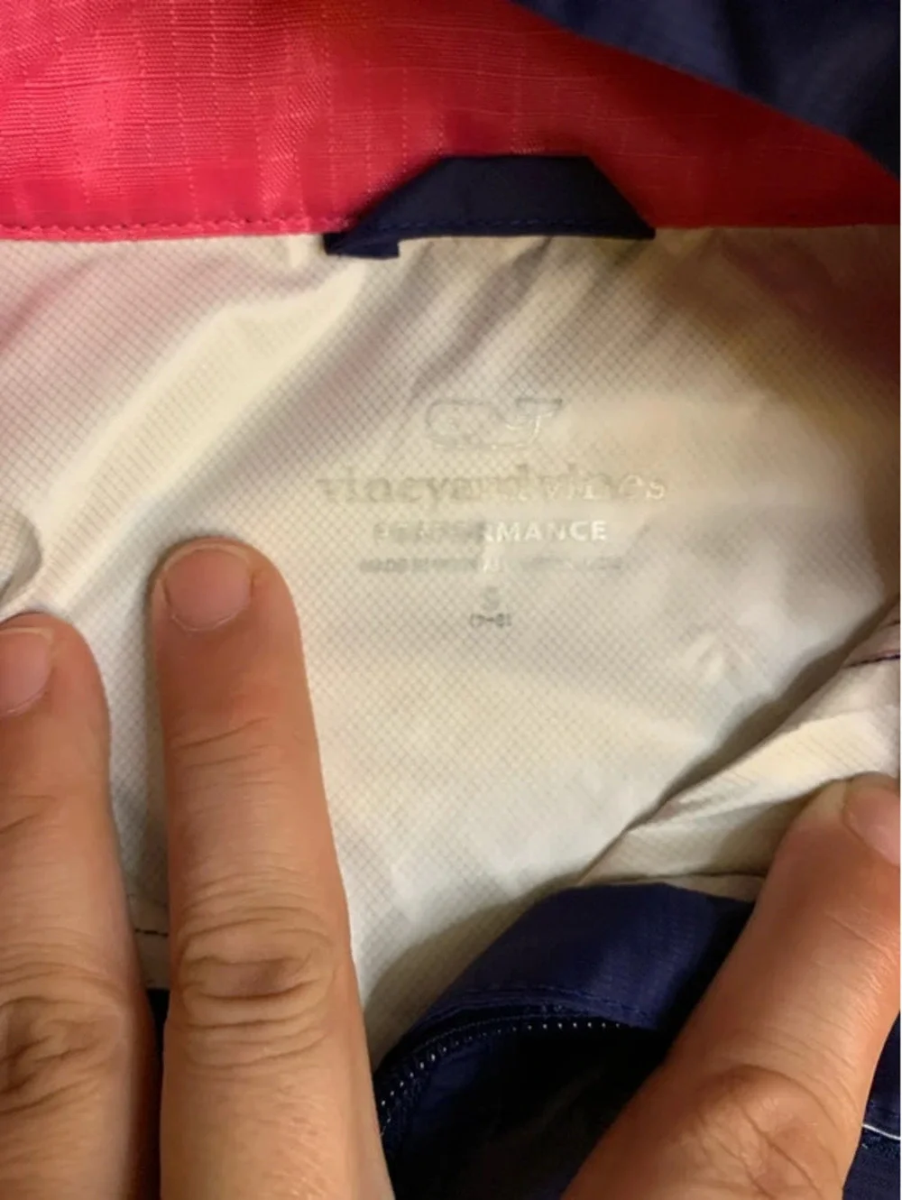 Vineyard vines girls rain coat Sz s